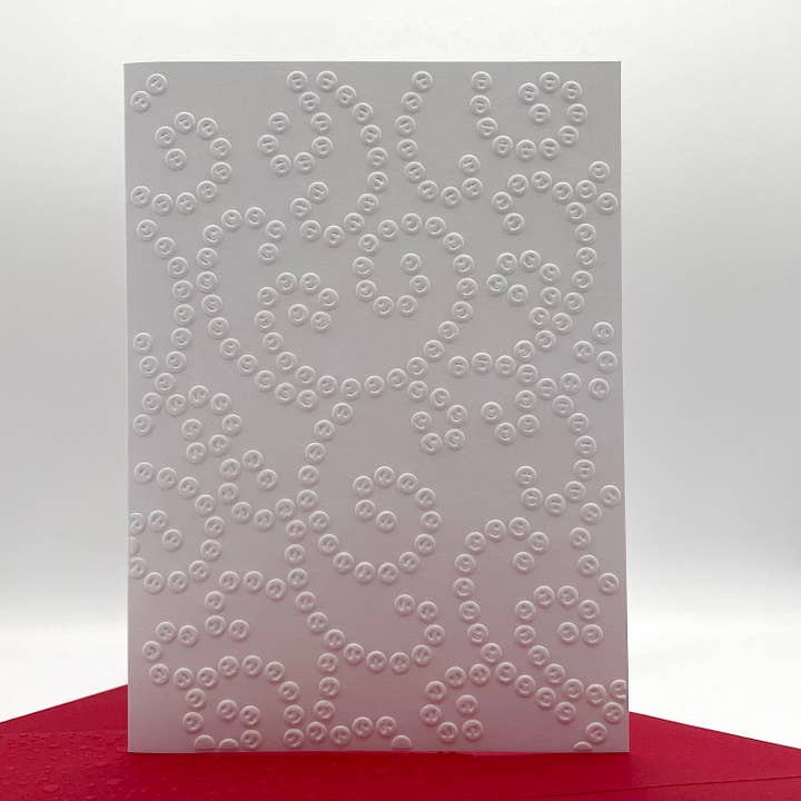 Gem Swirls Embossed Notecards - Pack of 6 for wholesale by Looks Inviting