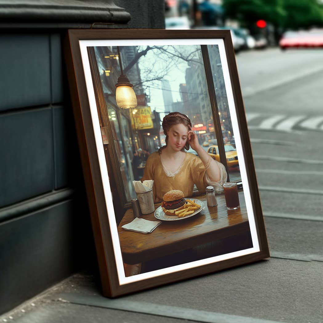 Dikhotomy - Wholesale Art Print - Impresión artística de decepción en el restaurante1