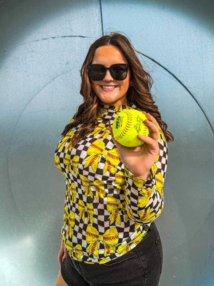 Sterling Kreek - Wholesale Blouse - Women's - Throw Like A Girl Mesh Top2