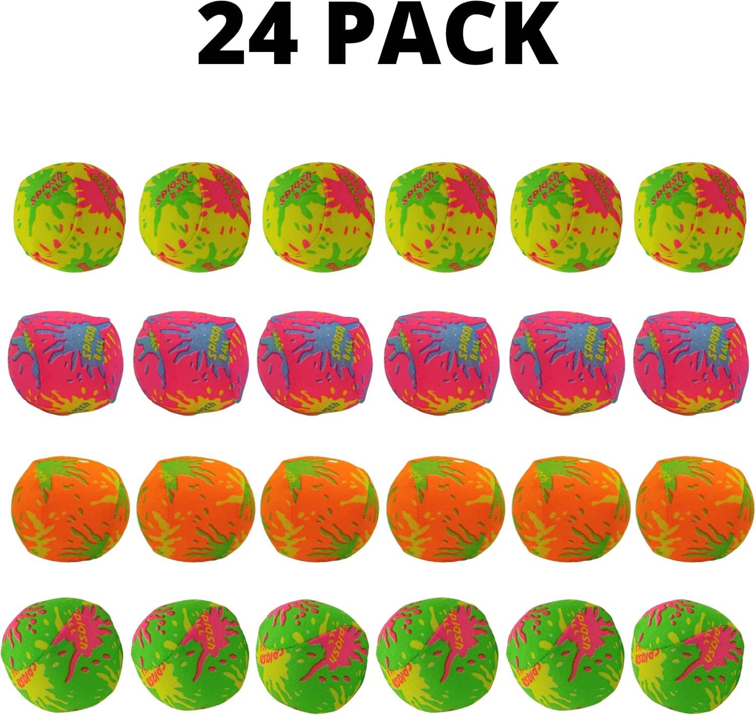 4E's Novelty - Wholesale Beach/Pool Toy - Kids & Baby - 4E's Novelty Quick Fill Magnetic Reusable Water Balloons - 24 Pack for Endless Summer Fun1