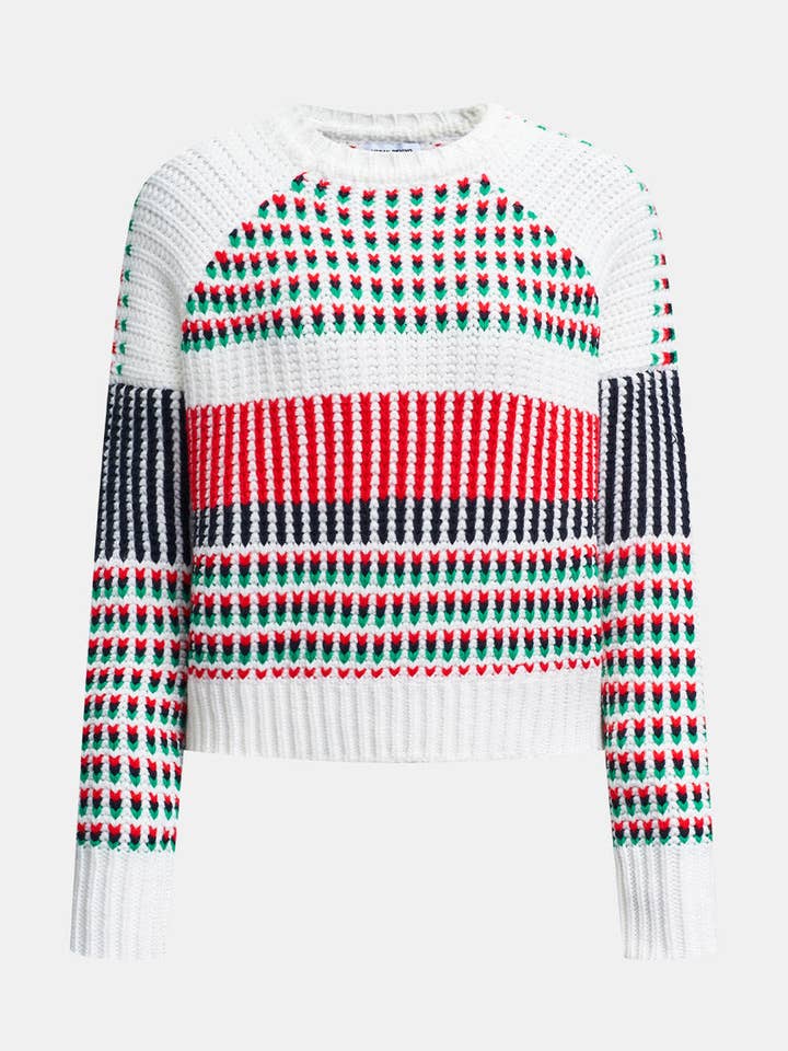 URBAN REVIVO Checkered Pattern Drop Shoulder Sweaters for wholesale by UrbanRevivo