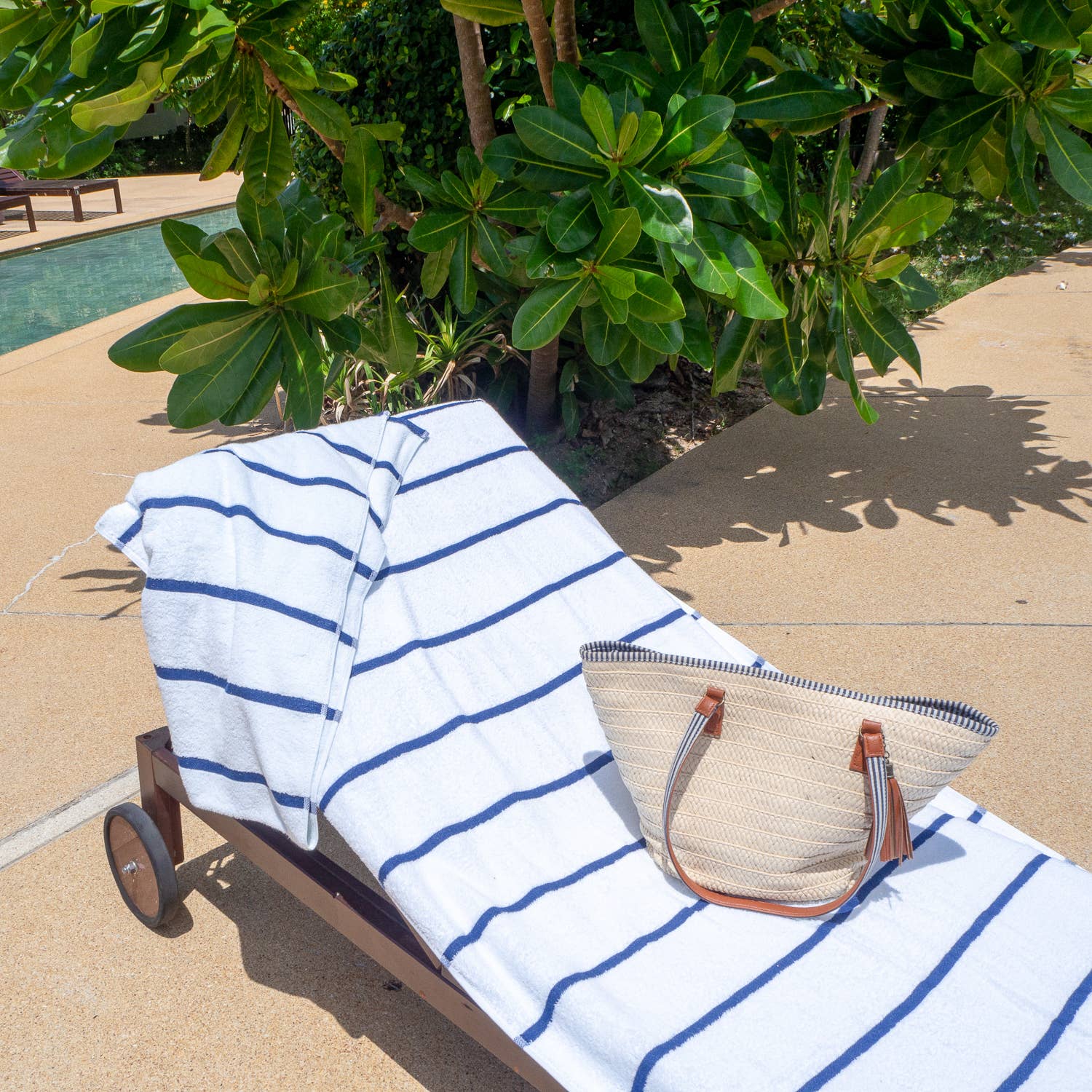 Arkwright Home - Wholesale Beach Towel - 2 Pack of Chaise Lounge Chair Towels, Fitted Pocket52