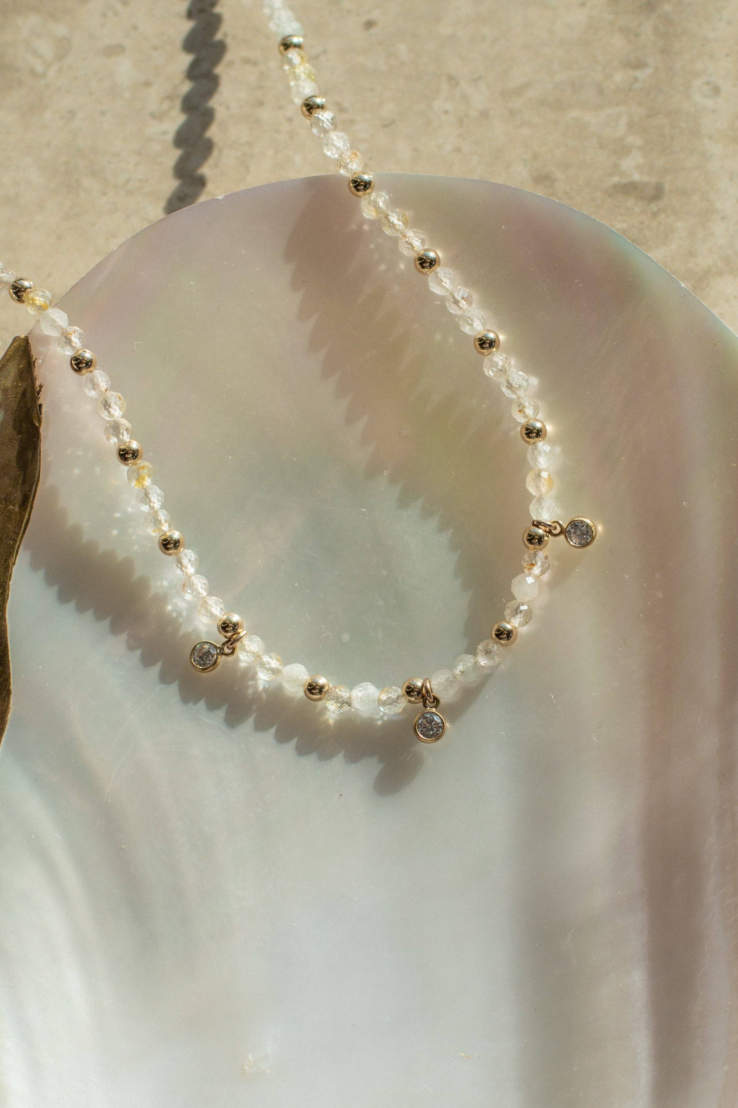 VIE EN BLEU – Großhandel Kette mit Anhänger/Charm – Aurora-Halskette7