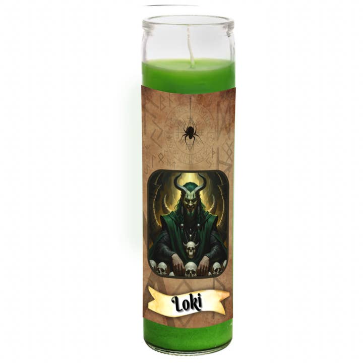 Loki 8” Jar Candle for wholesale by Astral Auras