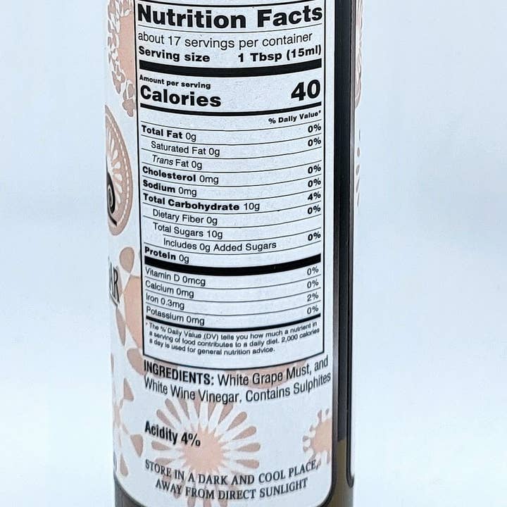 Ariston Specialties – wholesale Vinäger – Vit balsamvinäger 8,45 oz - 250 ml1