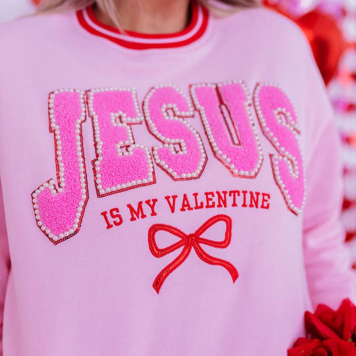 Sweatshirt Jésus est mon Valentin pour la vente par Brianna Cannon
