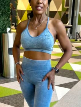 Sand Washed, High-Waisted, Hip Lift Leggings for wholesale by I AM Activewear LLC