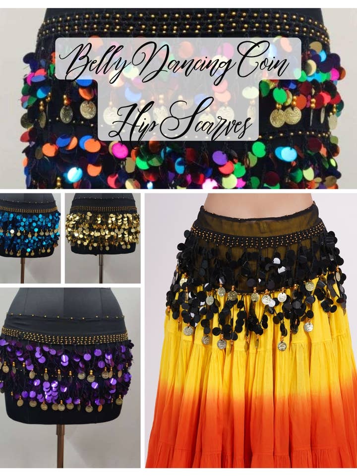 Vrouwen Buikdans Heupsjaals Multi Munt variatie Beschikbaar voor wholesale door Wevez