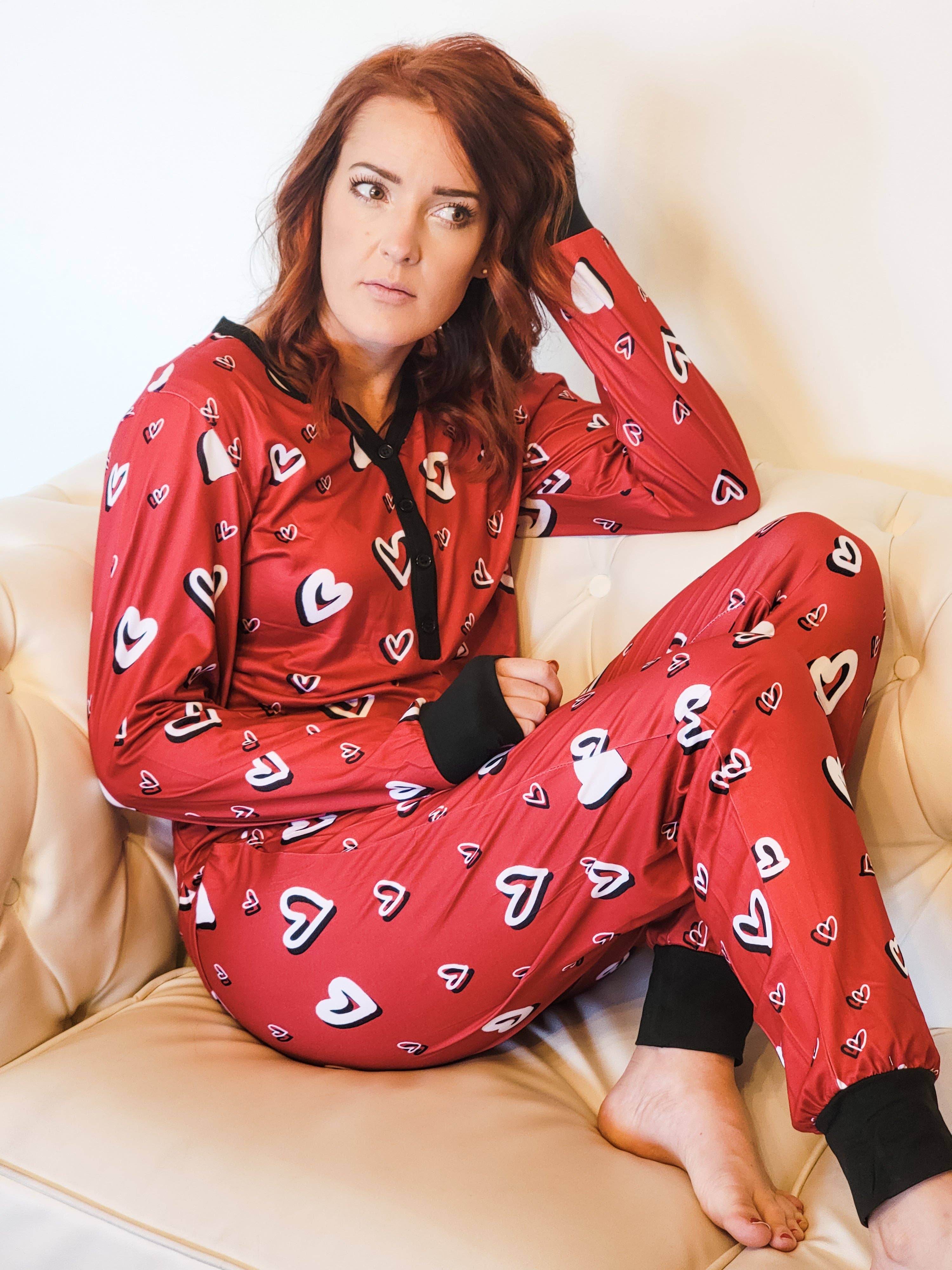Scenic Trends - Wholesale Sleepwear Set - Women's - Valentines Pajamas8