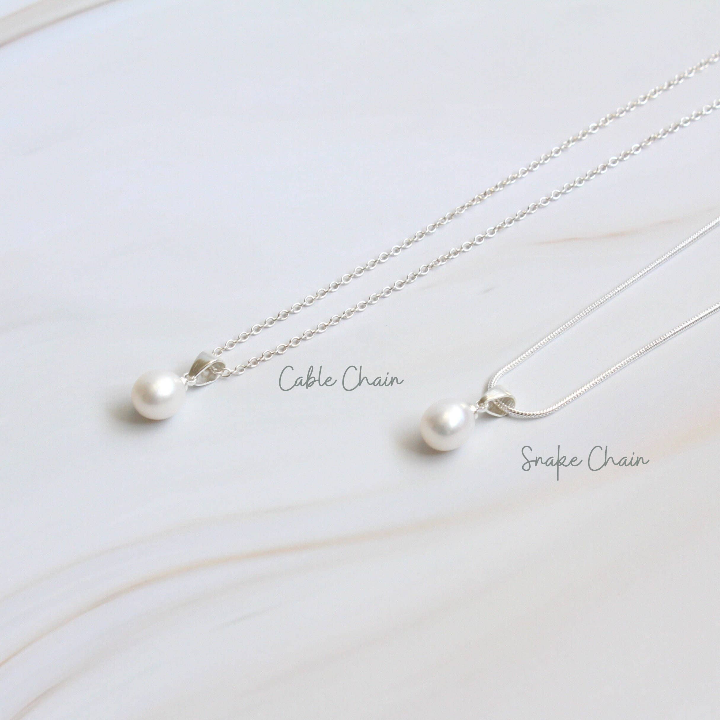 iBijoux - Venta al por mayor Collares con colgantes/abalorios - Collar de perlas de agua dulce auténticas (1N01a)2