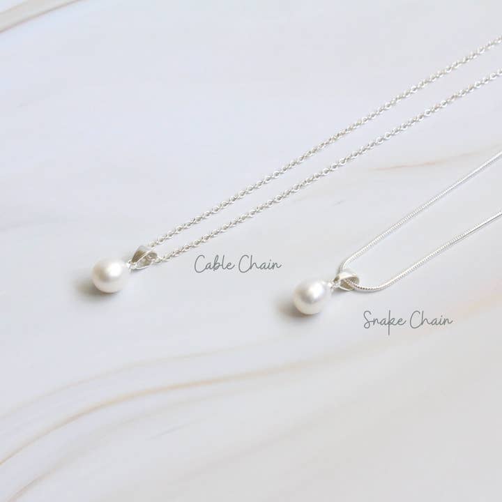 iBijoux - Venta al por mayor Collares con colgantes/abalorios - Collar de perlas de agua dulce auténticas (1N01a)2