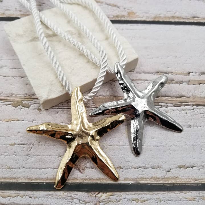Big Starfish Vacation Necklace for wholesale by Treasure Wholesale