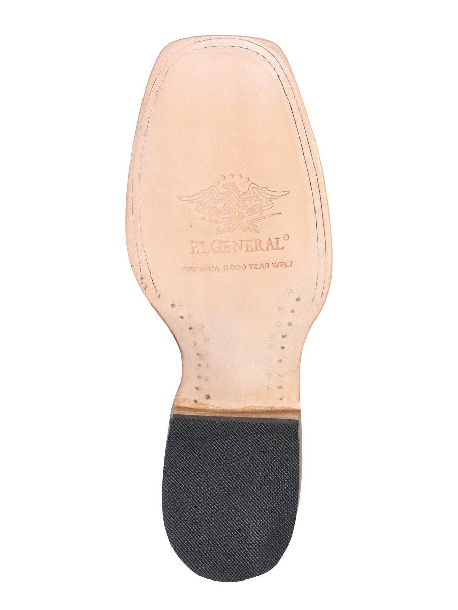 El General Western Wear - Vendita all'ingrosso Stivali da cowboy - Uomo - Stivale El General Rodeo - Imit Pirarucu - Nero 417925