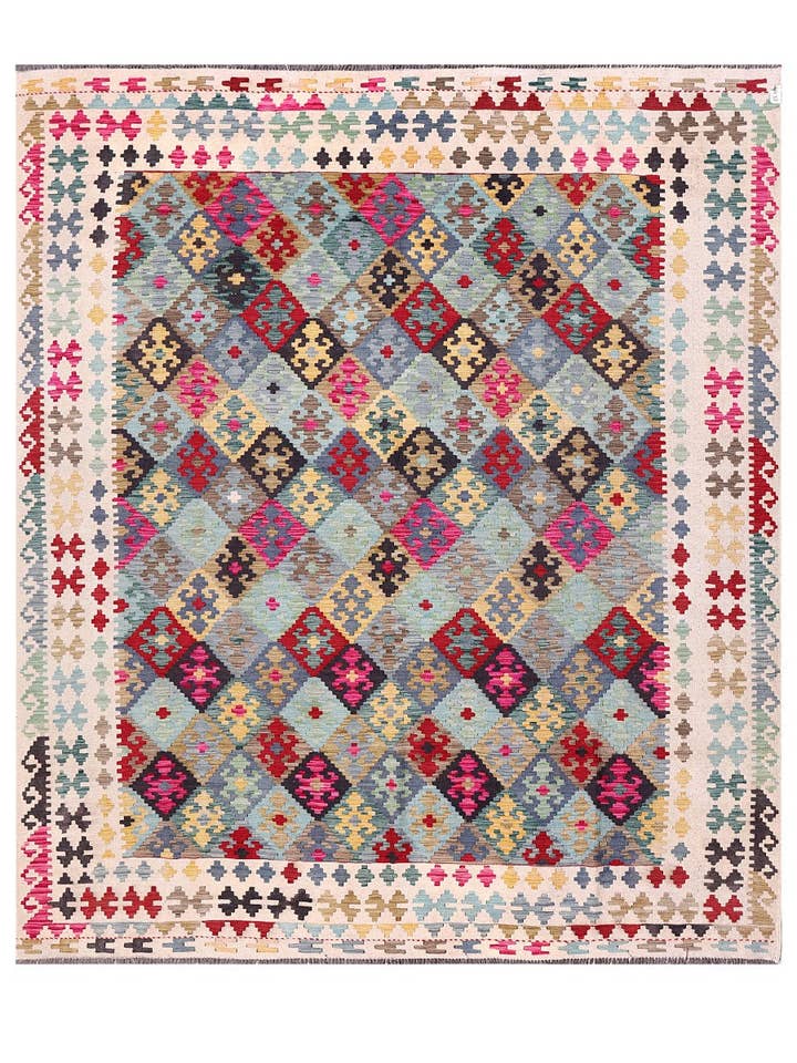 Maimana Afghanistan Kilim Tæppe - 297 x 258 cm for engroshandel hos Imaco Rugs
