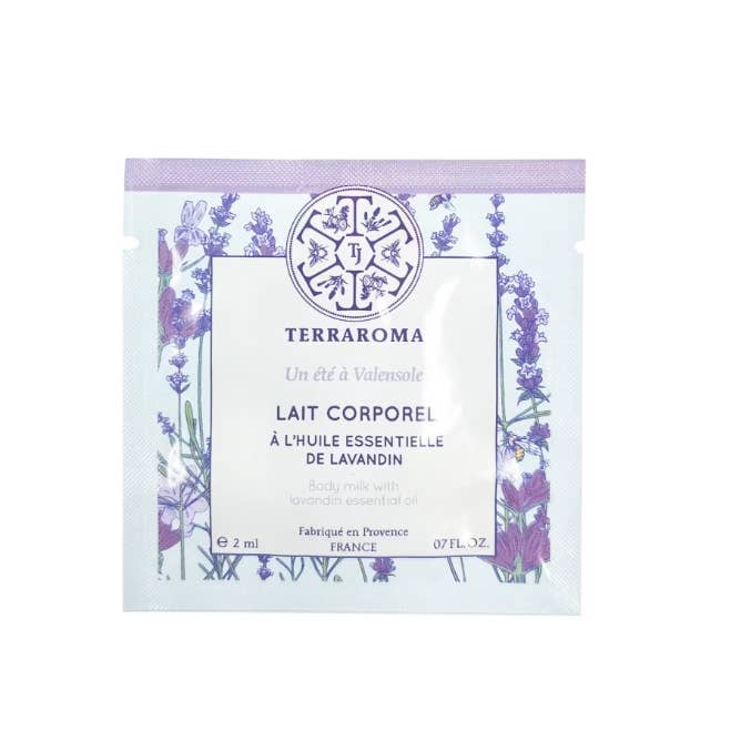 Lavender Body Lotion Sample 2ml for wholesale by Terraroma