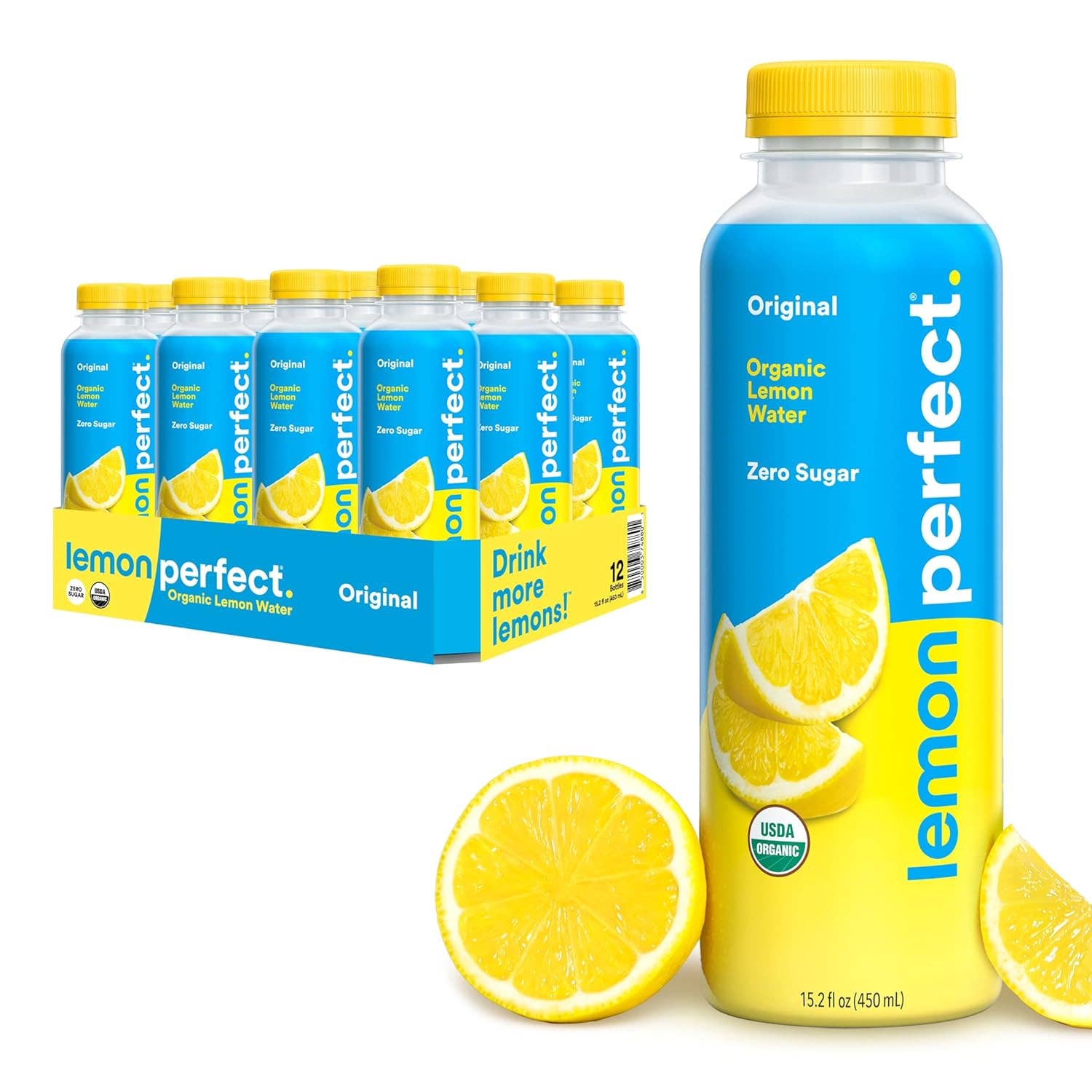 Oasis Snacks - Wholesale Flavored/Infused Water (Non-Carbonated) - Lemon Perfect Cold-Pressed Lemon Water, 15.2oz7