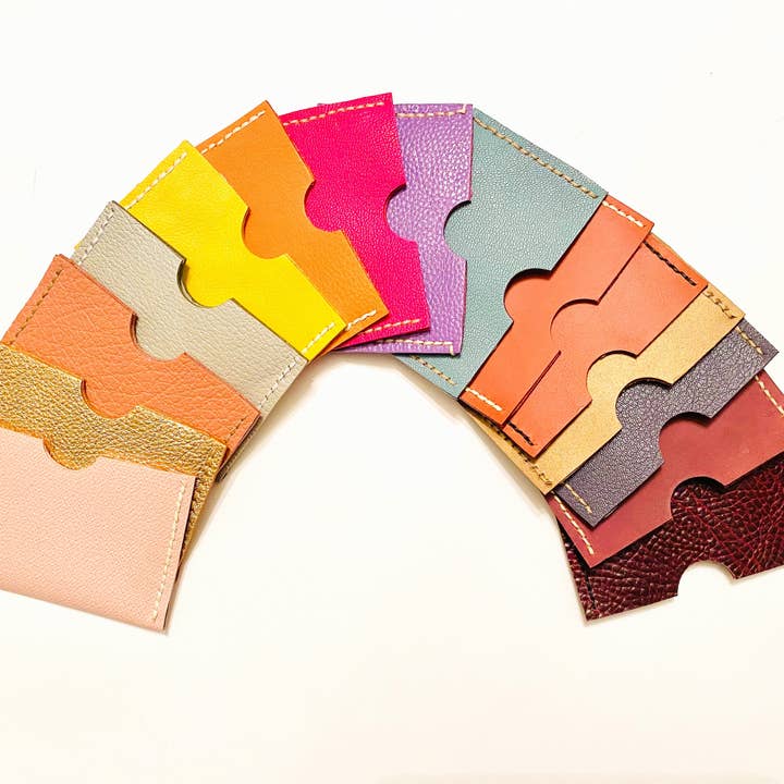Maple + Love - Wholesale Card Holder - Women's - Leather Card Case Wallet