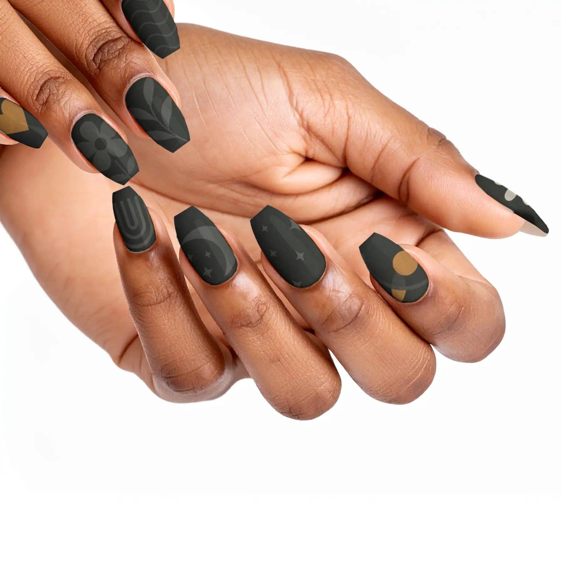 FYNE BODY - Wholesale Press-on/fake nails - Midnight Sunbeam Black Summer Press-On Nails60