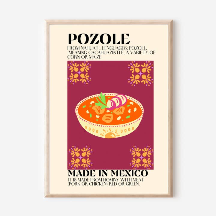 Impression au pozole 8,5 x 11 pouces et 5 x 7 pouces pour la vente par Gaec Studio