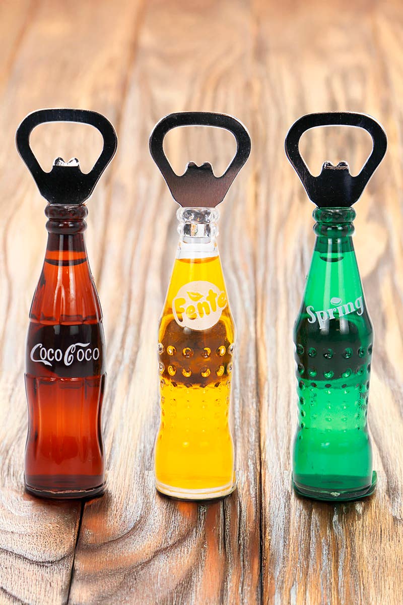 Cap Zone - Wholesale Bottle/wine opener - Mini Soda Magnetic Bottle Opener1