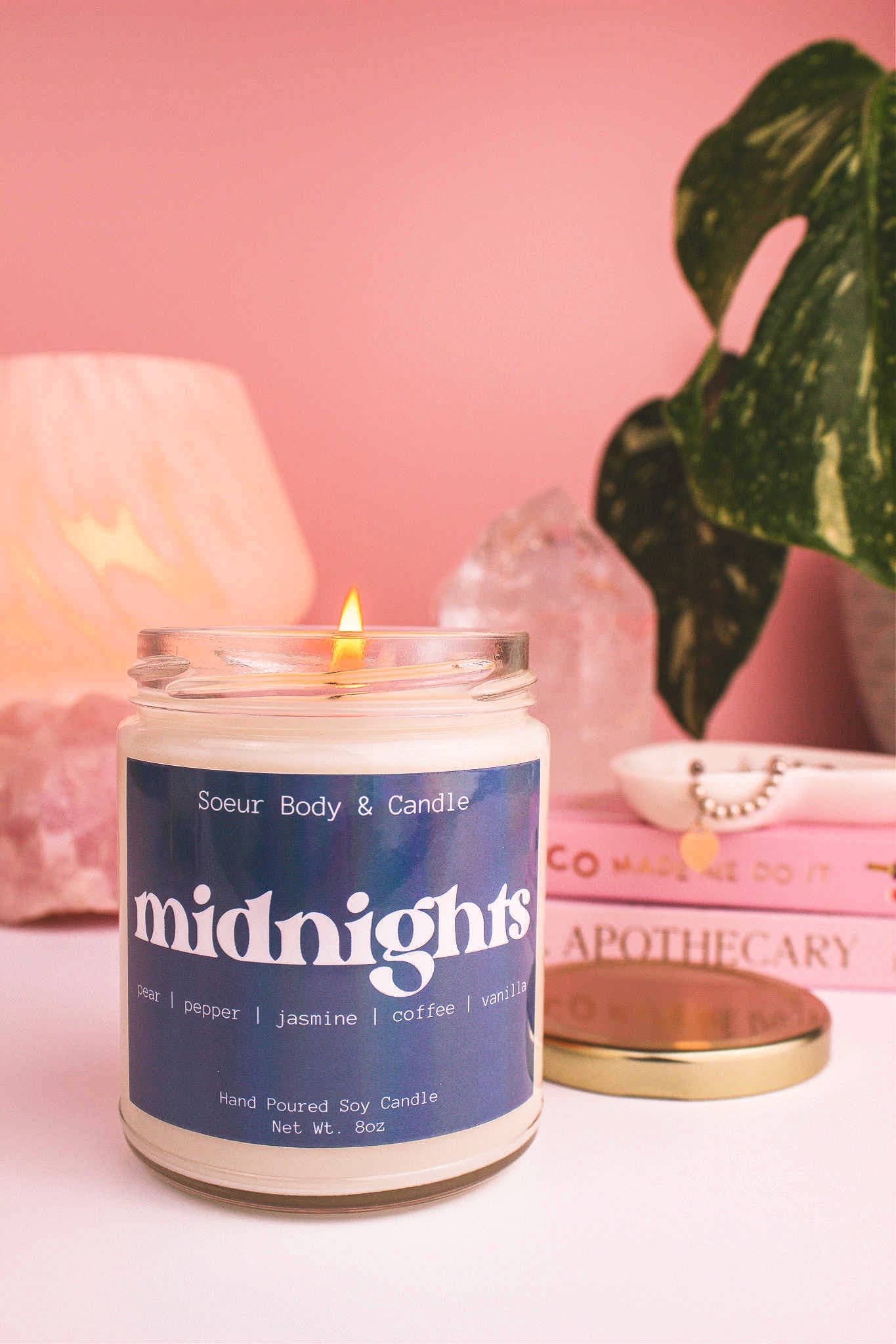 Soeur Body and Candle - Wholesale Jar/Filled Candle - Midnights Soy Candle1