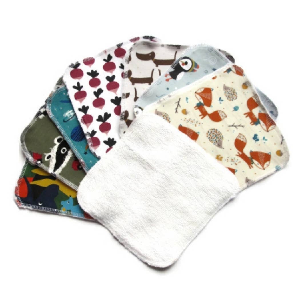 biau-biau Ireland - Wholesale Face & Body Wipes - Baby - Double Sided Washable Wipes- pack of 82