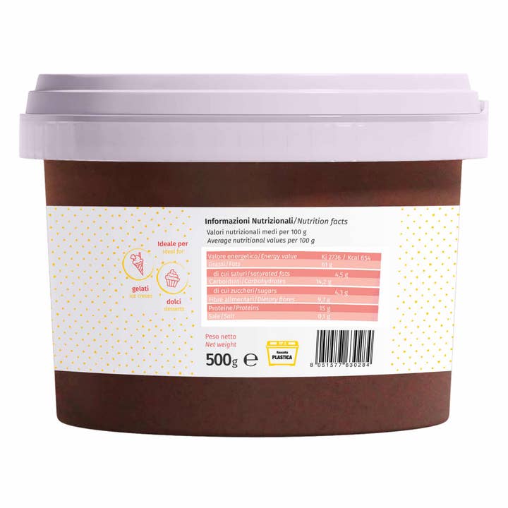 Dolcincasa.com - Vente Beurres de noix - Pâte pure de noisettes intense 100 % - 500 g1
