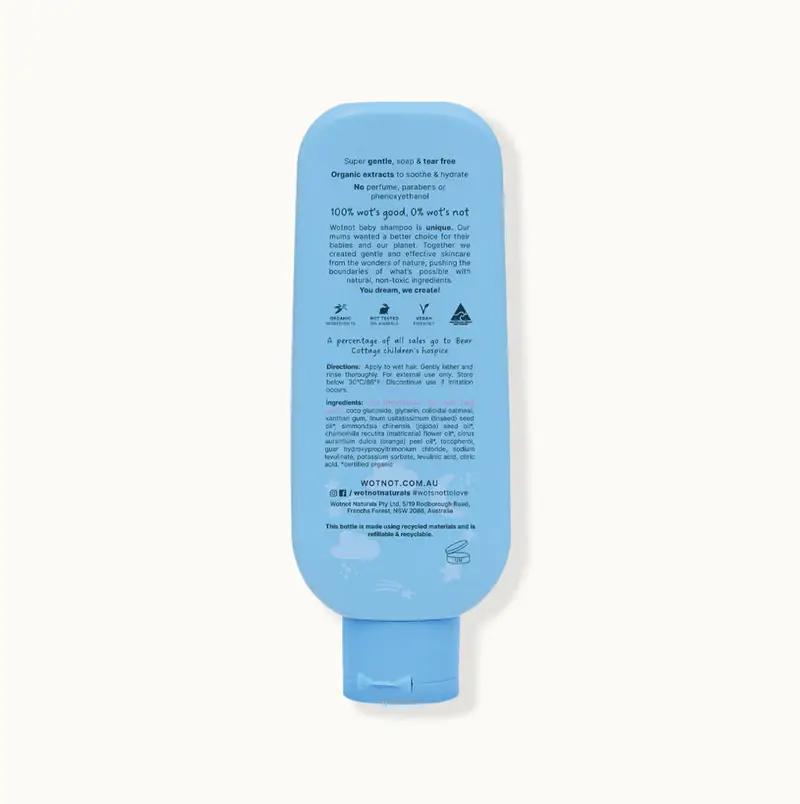 Wotnot Naturals - Wholesale Hair shampoo - 100% Natural Baby Shampoo - Bottle5