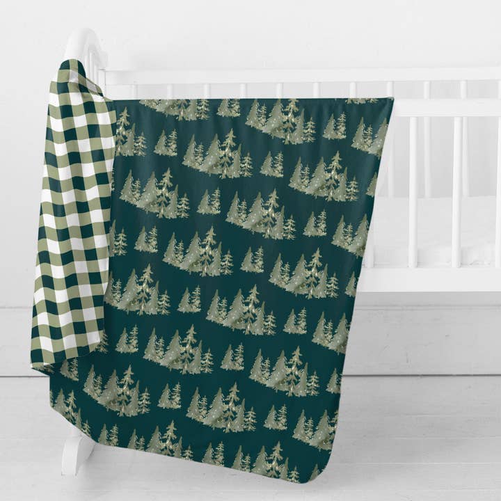 Swaddle Blanket | Ancient Woodland for wholesale by Audrey & Bear