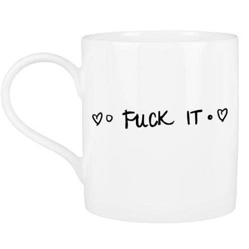Grown Up Grumps - Fuck It Hearts Mug for wholesale by Welsh Connection Home
