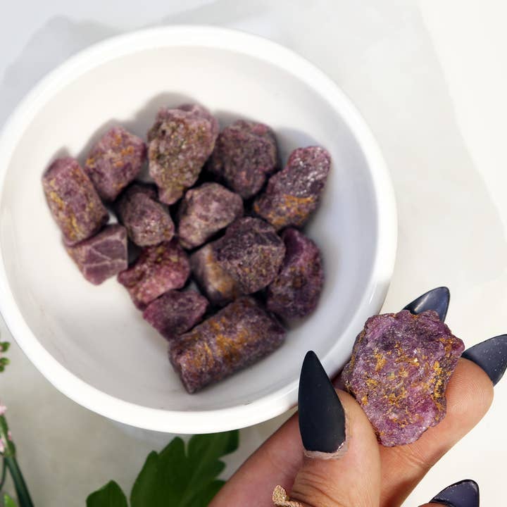 Natures Artifacts Inc – wholesale Spiritual stone/crystal – 1/4 lb Gem Ruby Raw Chips - Ruby Crystal