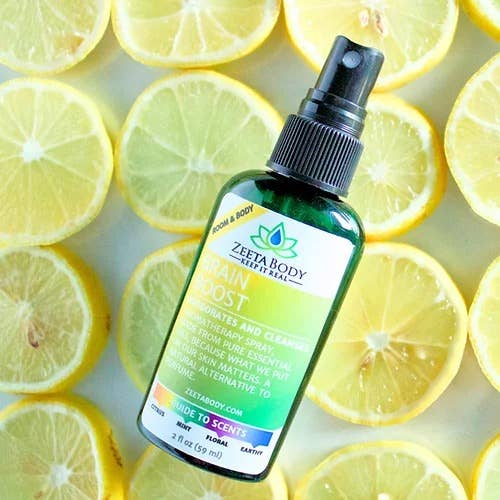 Spray per aromaterapia-Brain Boost per la vendita all'ingrosso da parte di Zeeta Body