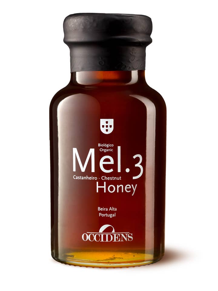 Mel Occidens .3 Bio-Kastanienhonig 420 g. für den Großhandel von Occidens