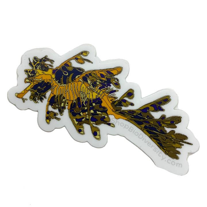 Shop BioDiversity – wholesale Sticker – Leafy Seadragon Vinyl Sticker - Waterproof Marine Decal1