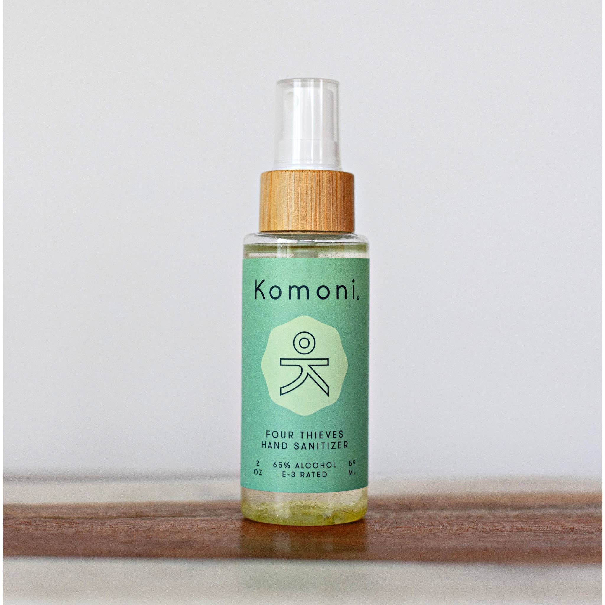 Komoni Natural Wellness + BodyCare - Wholesale Hand Sanitizer - FOUR THIEVES Instant Hand Sanitizer - NO RINSE