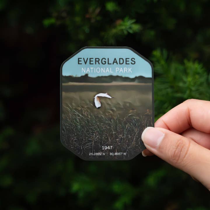 Autocollant Parc National des Everglades pour la vente par Little Comfy Goods