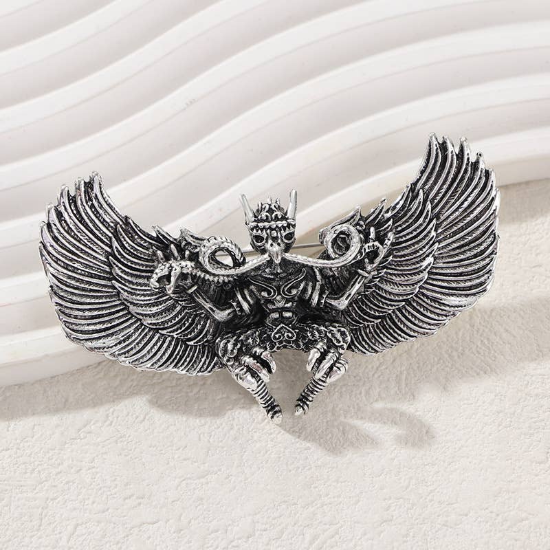 Tourtiwi - Wholesale Brooch - Vintage Great Ambition Winged Dapeng Bird Brooch9