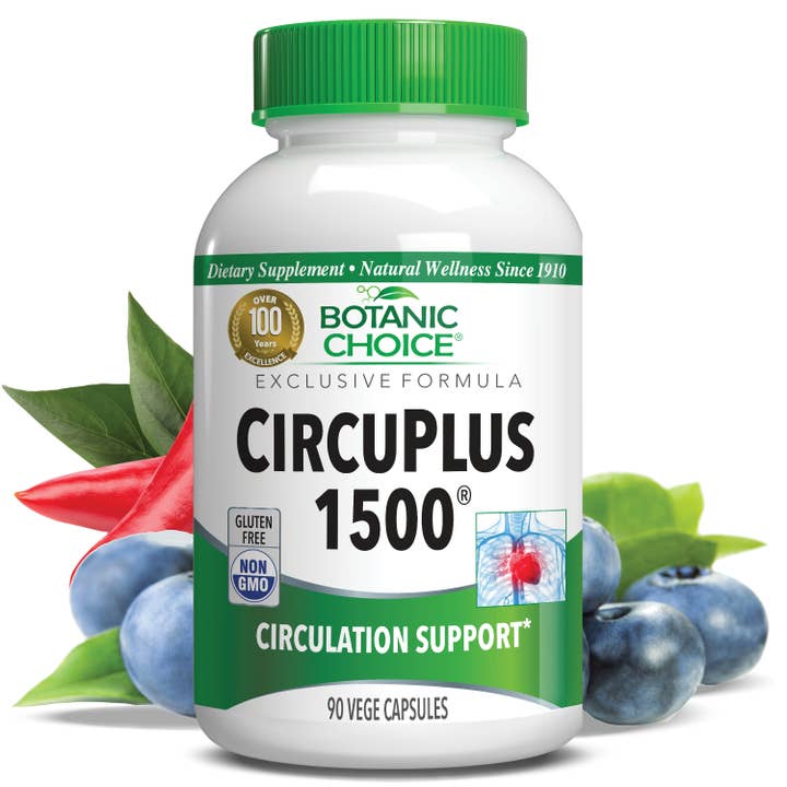 Botanic Choice - Wholesale Oral Supplement/Vitamin - Botanic Choice CircuPlus 1500® - 90 Vege Capsules
