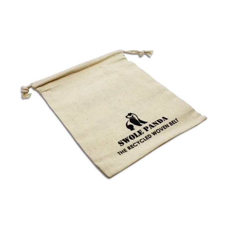 Swole Panda – Engroshandel Bælte - Unisex – Vævet Bælte - Blå/Hvid Stripe1