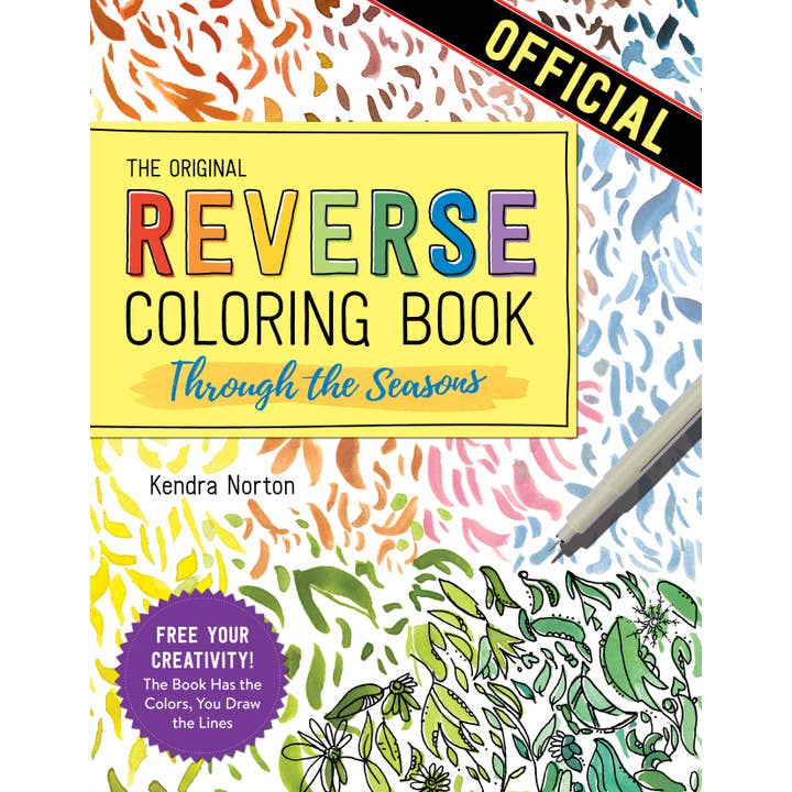 The Reverse Coloring Book: Through the Seasons for wholesale by Hachette Book Group