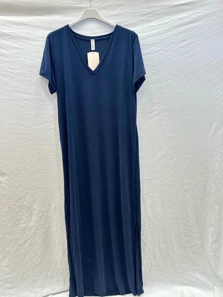 Mimi & Gogo – Engroshandel Kjole - Dame – Lang Flydende Kjole @130782_RLFluide8