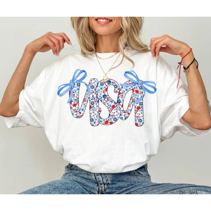 Coquette USA 4th of July Shirt for wholesale by Eleven Fashion