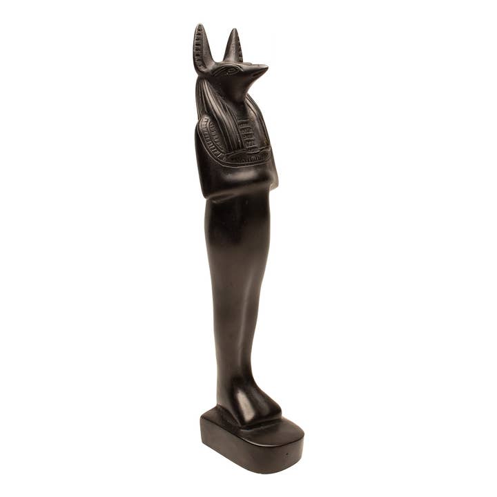 Anubis Mumie Staty Svart - 11" - Egyptisk Gud för wholesale av Discoveries, Inc.