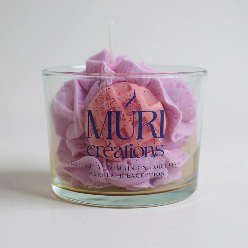 MURI CREATIONS - Wholesale Novelty Candle - 150ml Candle Cotton Candy1