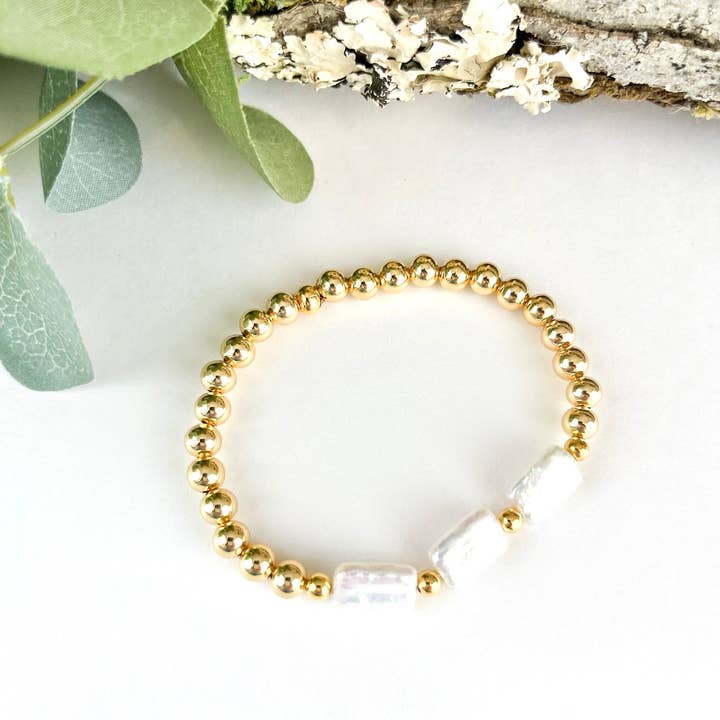 InspireDesigns - Wholesale Beaded Bracelet - Stained Glass Stretch Bracelet