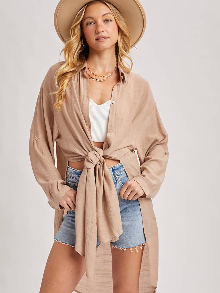 Bluivy – Camisa com botões no colarinho – Mulher por atacado – CAMISA DE PALANGRE VENTILADA COM BOTÕES21