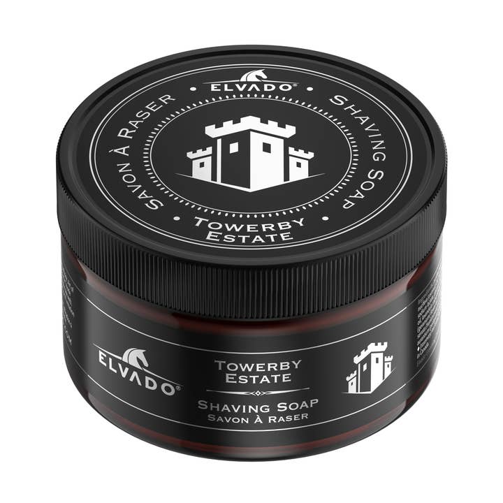 Elvado Towerby Shave Soap for wholesale by Elvado Grooming Co.