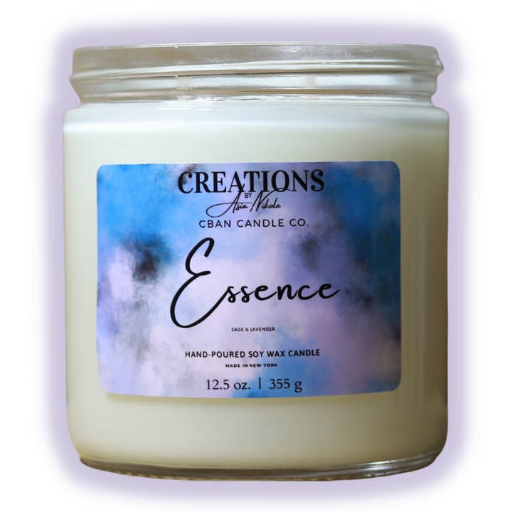 Essence- Soy Wax Candle for wholesale by Creations By Asia Nikole