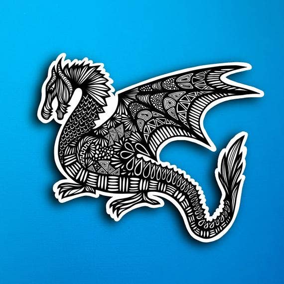Dragon Sticker for wholesale by Zenspire Designs