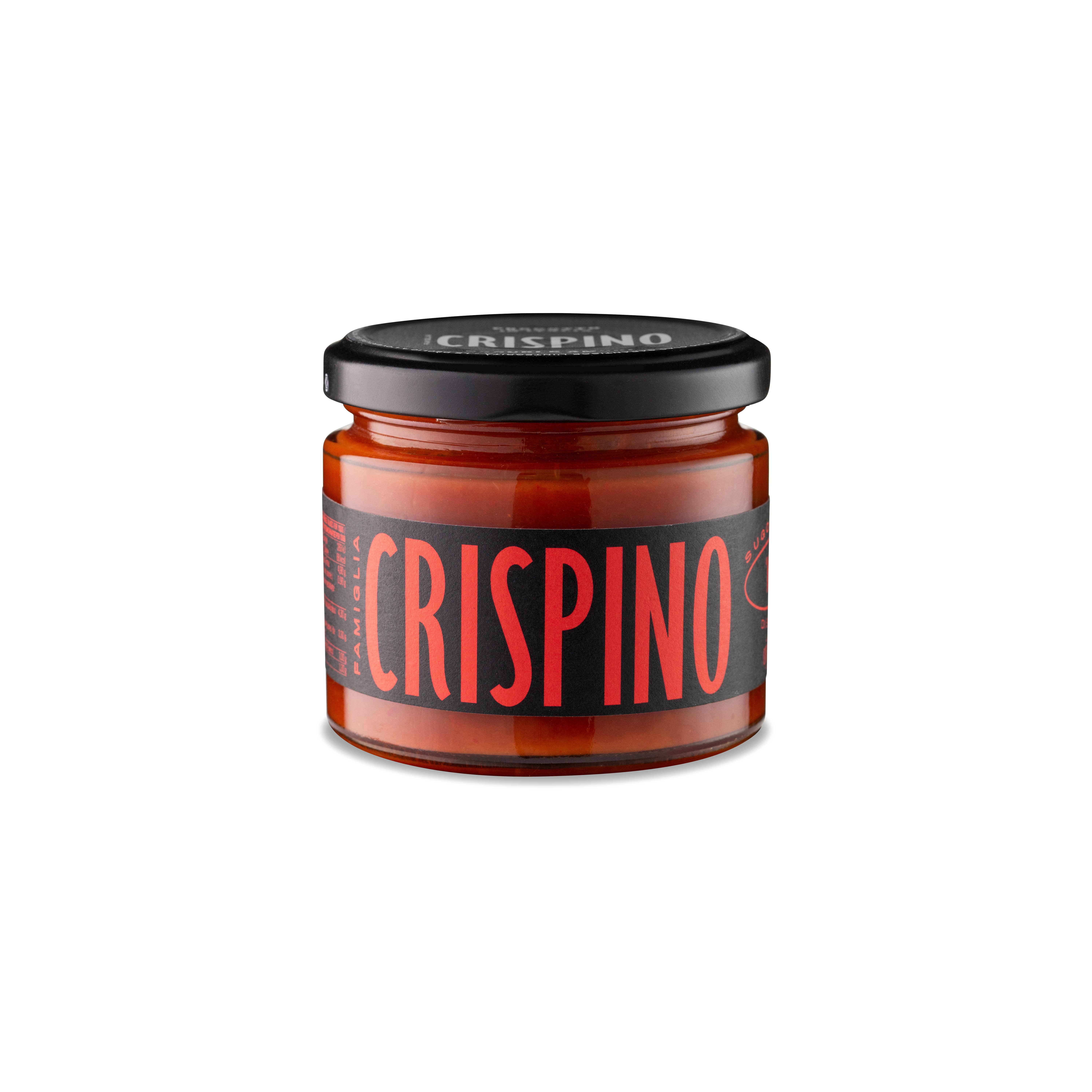 Famiglia Crispino - Wholesale Pasta Sauce - SPILINGA NDUJA SAUCE - 200g - NO ADDED SUGAR - SALAMI1